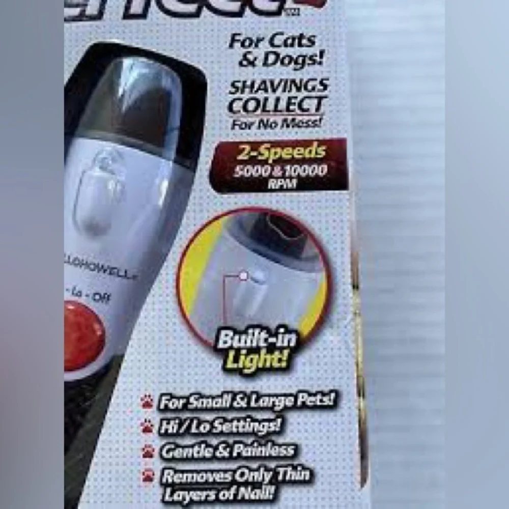 *BRAND NEW/ UNUSED 🆕* PawPerfect Pet Nail Grooming Device w| automatic light